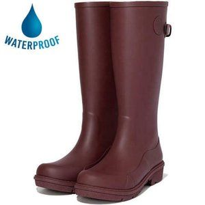 Fitflop Wonderwelly Tall Womens Red Rain Boots Size US 8 - 9